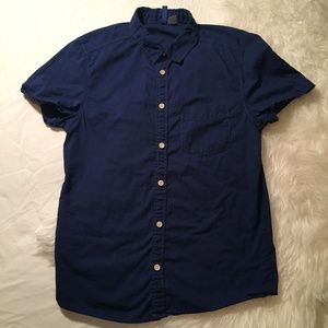 DIVIDED by H&M Men's Button Up Short Sleeve Shirt
